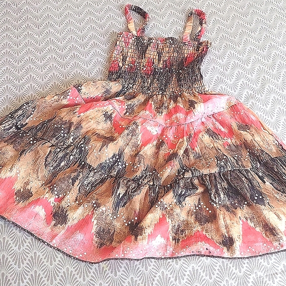 2 Strap Dress or Top w Sequence Dot Pattern (Multicolored) - Picture 14 of 14